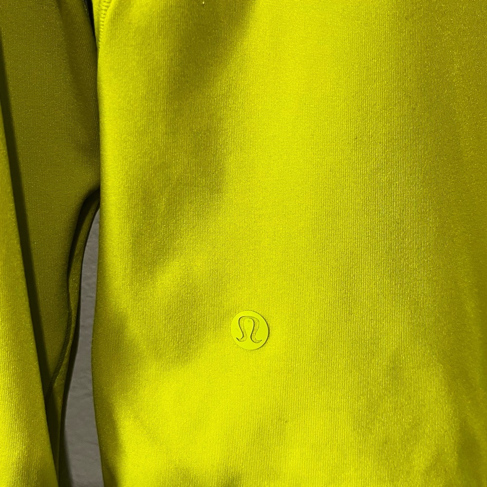 LULULEMON-NEW Bright Yellow Long Sleeve Bodysuit Size L - Picture 3 of 4